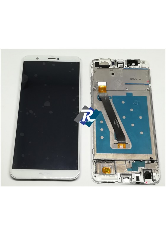 TOUCH SCREEN LCD DISPLAY Huawei P smart FIG-LX1 FIG-LA1 FIG-LX2 Bianco + Frame