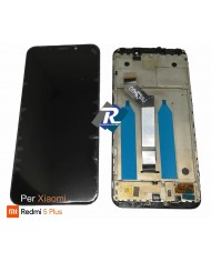 TOUCH SCREEN VETRO LCD DISPLAY PER XIAOMI REDMI 5 PLUS NERO + FRAME TOUCH SCREEN VETRO LCD DISPLAY PER XIAOMI REDMI 5 PLUS NERO + FRAME