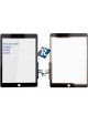 TOUCH SCREEN VETRO PER iPad 5 Air 2017 A1822 A1823 Nero No tasto Home + Adesivi