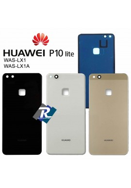 COPRI BATTERIA SCOCCA POSTERIORE VETRO Huawei P10 Lite WAS-LX1 - WAS-LX1A NERO