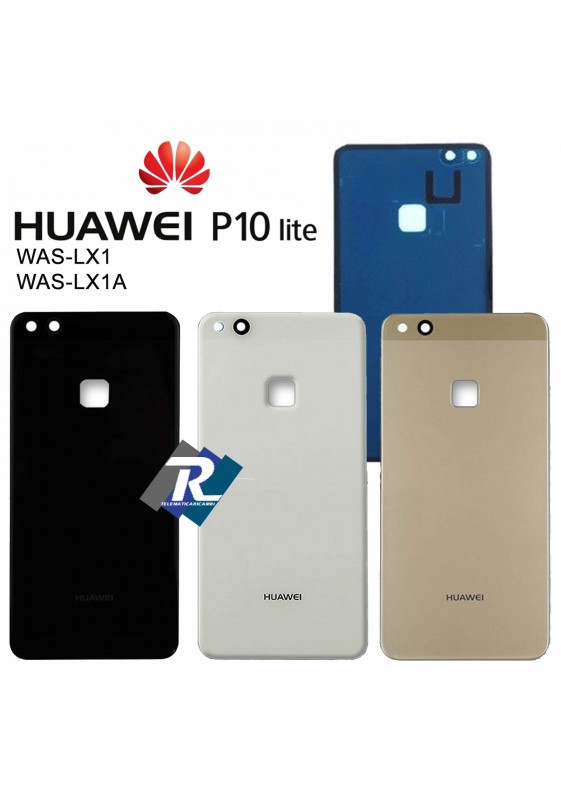 COPRI BATTERIA SCOCCA POSTERIORE VETRO Huawei P10 Lite WAS-LX1 - WAS-LX1A BIANCO