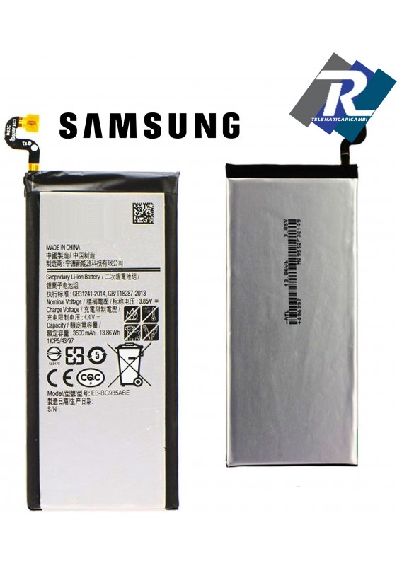 BBATTERIA SAMSUNG GALAXY S7 EDGE SM-G935F EB-BG935ABE sostituisce ORIGINALE