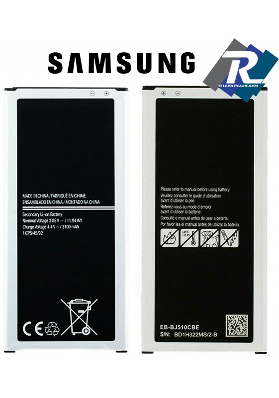 BATTERIA SAMSUNG EB-BJ510CBC BJ510CBE GALAXY J5 2016 J510F SM-J510