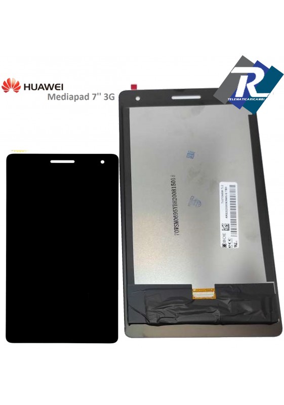 DISPLAY LCD HUAWEI MEDIAPAD T3 7" 3G BG2-U01 U03 TOUCH SCREEN SCHERMO VETRO NERO