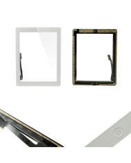 TOUCH SCREEN Vetro per Apple iPad 3 Bianco A1416 A1430 A1403 Tasto home adesivi 