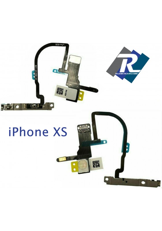 FLEX FLAT POWER TASTO ON OFF ACCENSIONE APPLE IPHONE XS FLASH MICROFONO