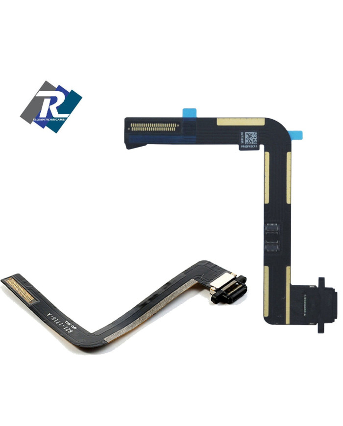 FLEX FLAT CONNETTORE DI RICARICA DOCK CARICA DATI APPLE IPAD AIR NERO iPad 5