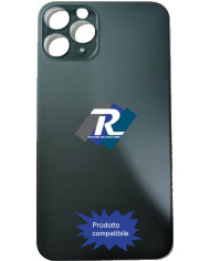 VETRO SCOCCA POSTERIORE COPRI BATTERIA iPhone 11 Pro VERDE BACK COVER BIG HOLE