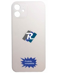 VETRO SCOCCA POSTERIORE COPRI BATTERIA APPLE iPhone 12 NERO BACK COVER BIG HOLE