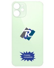 VETRO SCOCCA POSTERIORE COPRI BATTERIA APPLE iPhone 12 Blu BACK COVER BIG HOLE