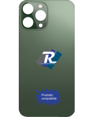 VETRO SCOCCA POSTERIORE COPRI BATTERIA iPhone 13 Pro Max VERDE BACK BIG HOLE