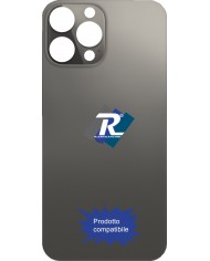 VETRO SCOCCA POSTERIORE COPRI BATTERIA iPhone 13 Pro Max BIANCO BACK BIG HOLE