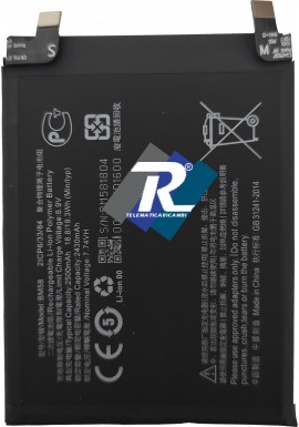 BATTERIA BM58 PER XIAOMI MI 11T PRO 2107113SG 2500 mAh SOSTITUISCE ORIGINALE