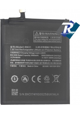 BATTERIA BN31 PER XIAOMI MI A1 Mi 5X REDMI S2 - Redmi NOTE 5A 3080 mAh