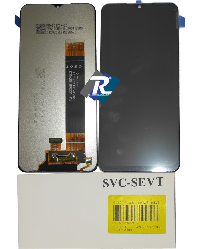 DISPLAY LCD SAMSUNG A13 4G SM-A137 F TOUCH PARI ORIGINALE SERVICE PACK M336B 0.3