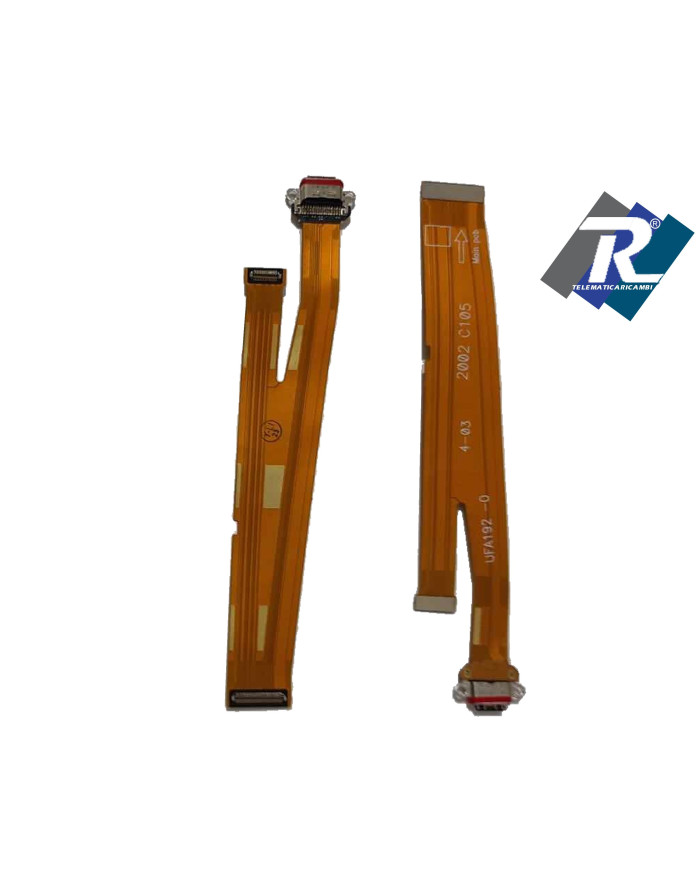 CAVO FLAT FLEX CONNETTORE RICARICA PER OPPO A91 CPH2021 DOCK DI CARICA TYPE C