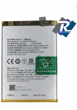 BATTERIA BLP851 PER OPPO A74 4G CPH2219 5000 mAh SOSTITUISCE ORIGINALE