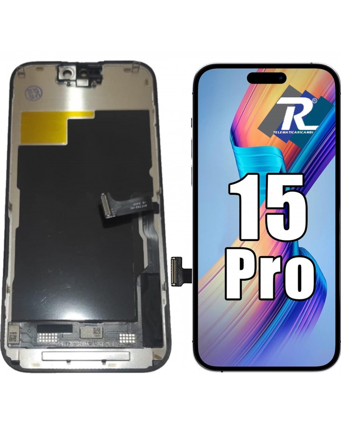 LCD iPhone 15 PRO Display Touch FHD 1080p LTPS PARI ORIGINALE IC INTERSCAMB LCD iPhone 15 PRO Display Touch FHD 1080p LTPS PARI ORIGINALE IC INTERSCAMB