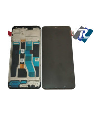 DISPLAY LCD PER OPPO REALME C53 RMX3760 RMX3762 TOUCH SCHERMO VETRO + FRAME NERO