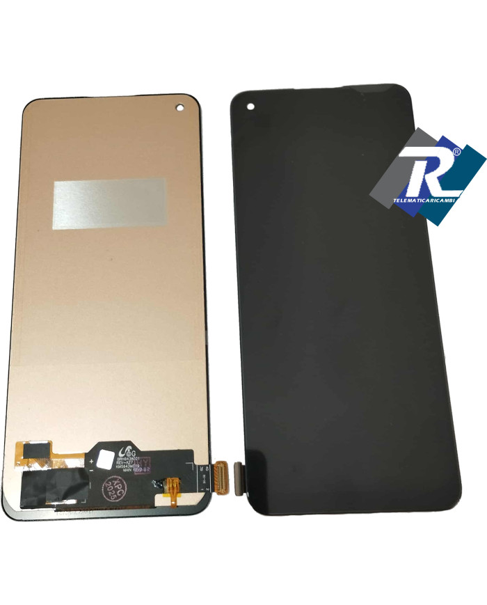 DISPLAY LCD TFT PER OPPO FIND X5 LITE CPH2371 TOUCH SCREEN SCHERMO VETRO NERO