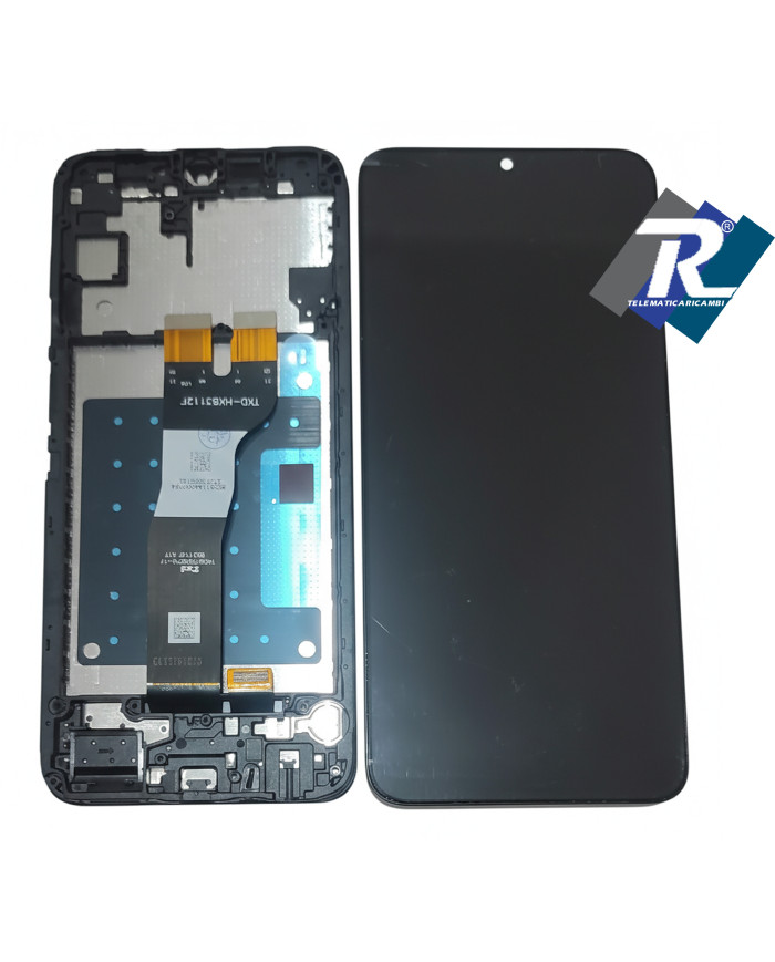 DISPLAY LCD PER SAMSUNG GALAXY A05S SM-A057 F G TOUCH SCHERMO TFT FRAME NERO