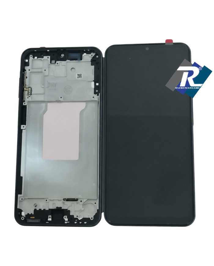 DISPLAY LCD TFT PER SAMSUNG GALAXY A26 5G 2025 SM-A266 TOUCH SCHERMO FRAME NERO