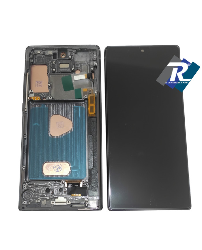 DISPLAY LCD TFT SAMSUNG GALAXY NOTE 20 SM- N980 N981 TOUCH FRAME SCHERMO NERO