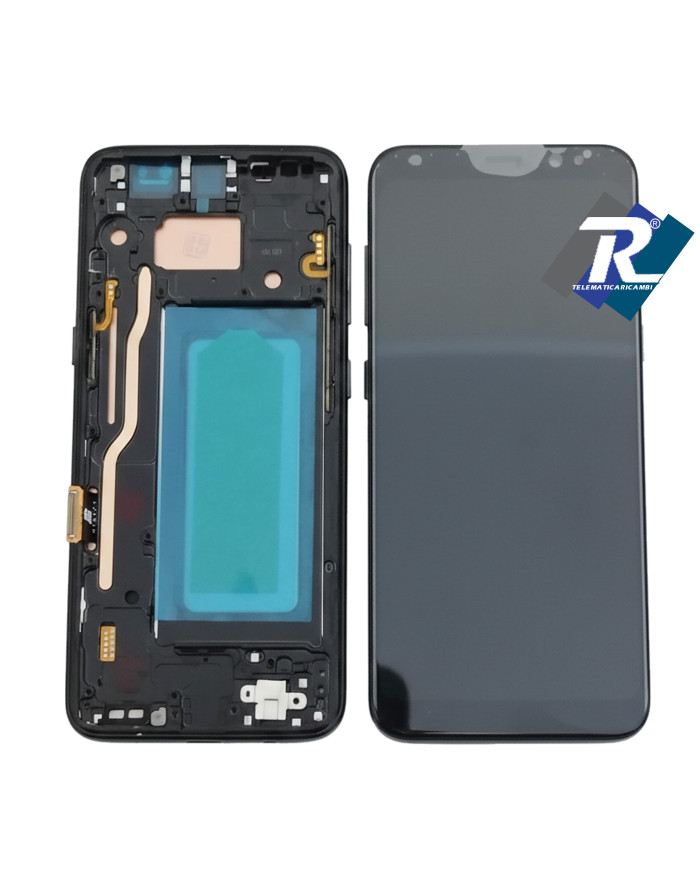 DISPLAY LCD PER SAMSUNG GALAXY S8 SM-G950 G950F TOUCH SCHERMO TFT FRAME NERO