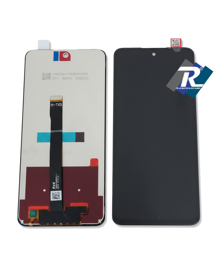 LCD DISPLAY PER HUAWEI P SMART 2021 PPA-LX2 TOUCH SCREEN VETRO SCHERMO NERO