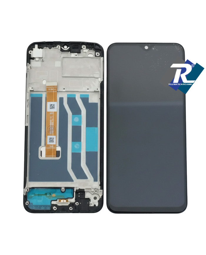 DISPLAY LCD TFT OPPO REALME C21Y RMX3261 RMX3263 / C25Y RMX3265 TOUCH FRAME NERO
