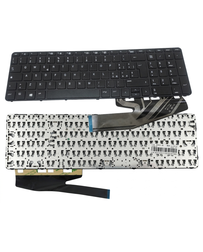 Tastiera Italiana HP ProBook 650 655 G2 G3 450 455 G2 G3 470 G2 G3 Layout ITA