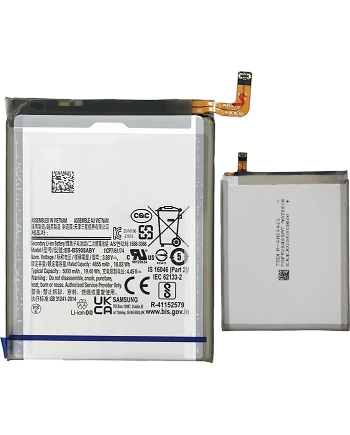 Batteria Samsung EB-BS908ABY Galaxy S22 Ultra SM-S908B 5000mAh Pari Originale