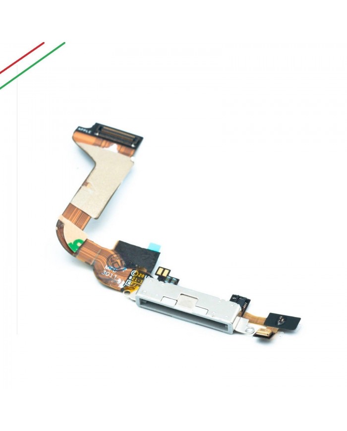 FLEX FLAT CONNETTORE CARICA DOCK RICARICA PER APPLE IPHONE 4S BIANCO FLEX FLAT CONNETTORE CARICA DOCK RICARICA PER APPLE IPHONE 4S BIANCO