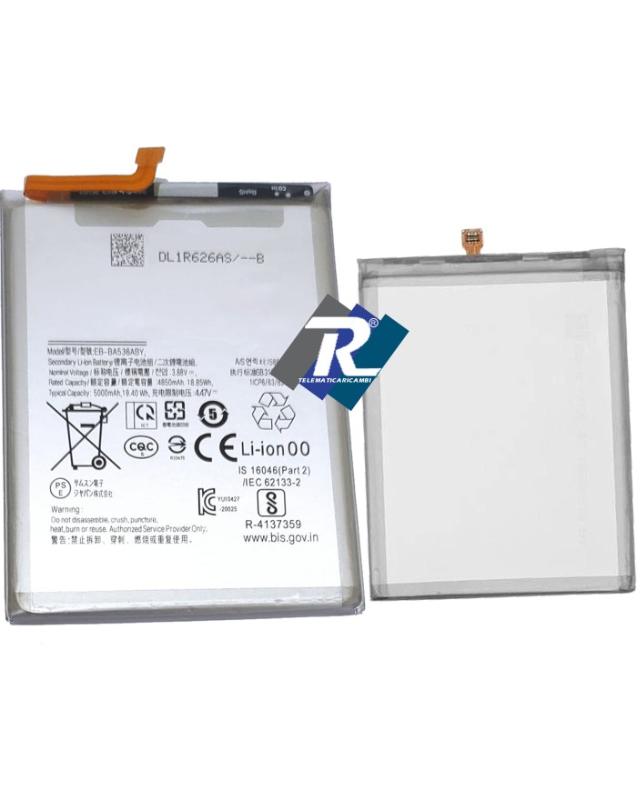BATTERIA EB-BA536ABY EB-BA336ABY PER SAMSUNG GALAXY A53 SM-A536 5G / A33 SM-A336