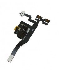 FLAT CONNETTORE JACK AUDIO CUFFIE TASTO VOLUME MUTE IPHONE 4S NERO ORIGINALE FLAT CONNETTORE JACK AUDIO CUFFIE TASTO VOLUME MUTE IPHONE 4S NERO ORIGINALE