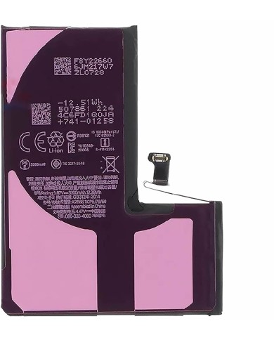 Batteria di Ricambio A2866 per Apple iPhone 14 Pro 3200 mAh