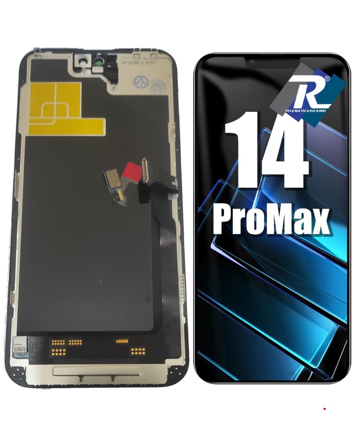 LCD iPhone 14 Pro Max Display Touch schermo ZY HD Plus con Supporto Cambio IC (IC Swap)