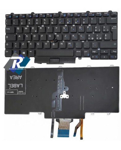 TASTIERA ITALIANA DELL LATITUDE E5450 E5470 E7450 E7470 3340 3350 DE277-IT NERA