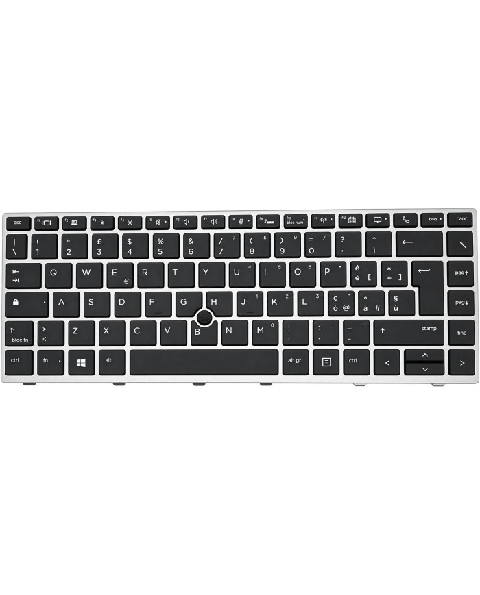 TASTIERA HP ELITEBOOK 840 G5 840 G6 745 G5 745 G6 ITALIANA RETROILLUMINATA SILVER