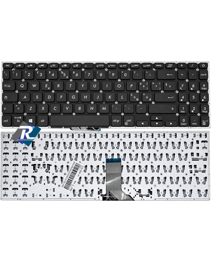 TASTIERA ITALIANA ASUS S530 X530 S5300 S15 X530FA X530FN X530UN X530UF X530UA IT