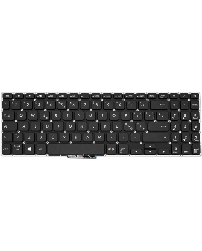 TASTIERA ITALIANA ASUS S530 X530 S5300 S15 X530FA X530FN X530UN X530UF X530UA IT