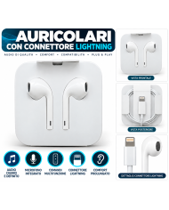 EarPods cuffie Auricolari compatibili MMTN2 Lightning iPhone X 11 12 13 14 PRO