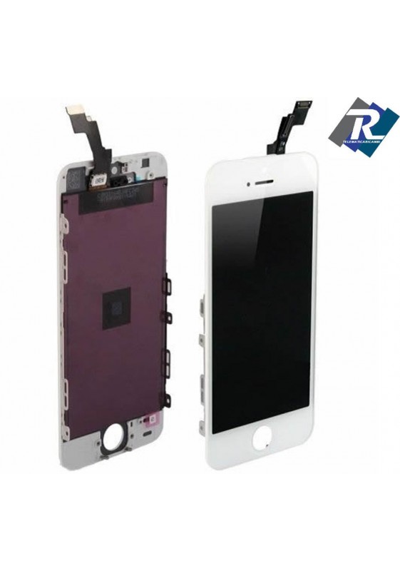 TOUCH SCREEN VETRO SCHERMO + LCD Display Assemblato PER iPhone 5S bianco