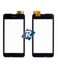 TOUCH SCREEN VETRO VETRINO PER NOKIA LUMIA 530 NERO CON BIADESIVO NO DISPLAY TOUCH SCREEN VETRO VETRINO PER NOKIA LUMIA 530 NERO CON BIADESIVO NO DISPLAY
