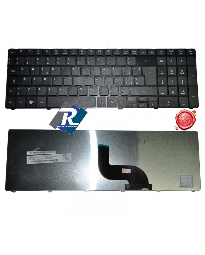 Tastiera Italiana ACER TravelMate 5742Z 5742ZG 5744 5744Z nera