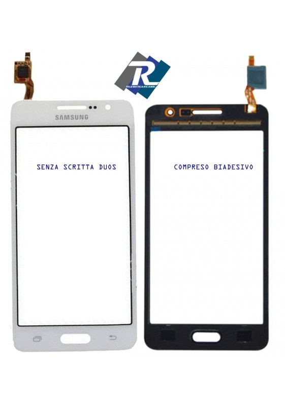 TOUCH SCREEN VETRO PER SAMSUNG GALAXY GRAND PRIME SM-G530 G530FZ BIANCO