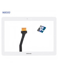 TOUCH SCREEN VETRO PER TABLET SAMSUNG GALAXY NOTE N8000 GT-N8000  10.1 BIANCO